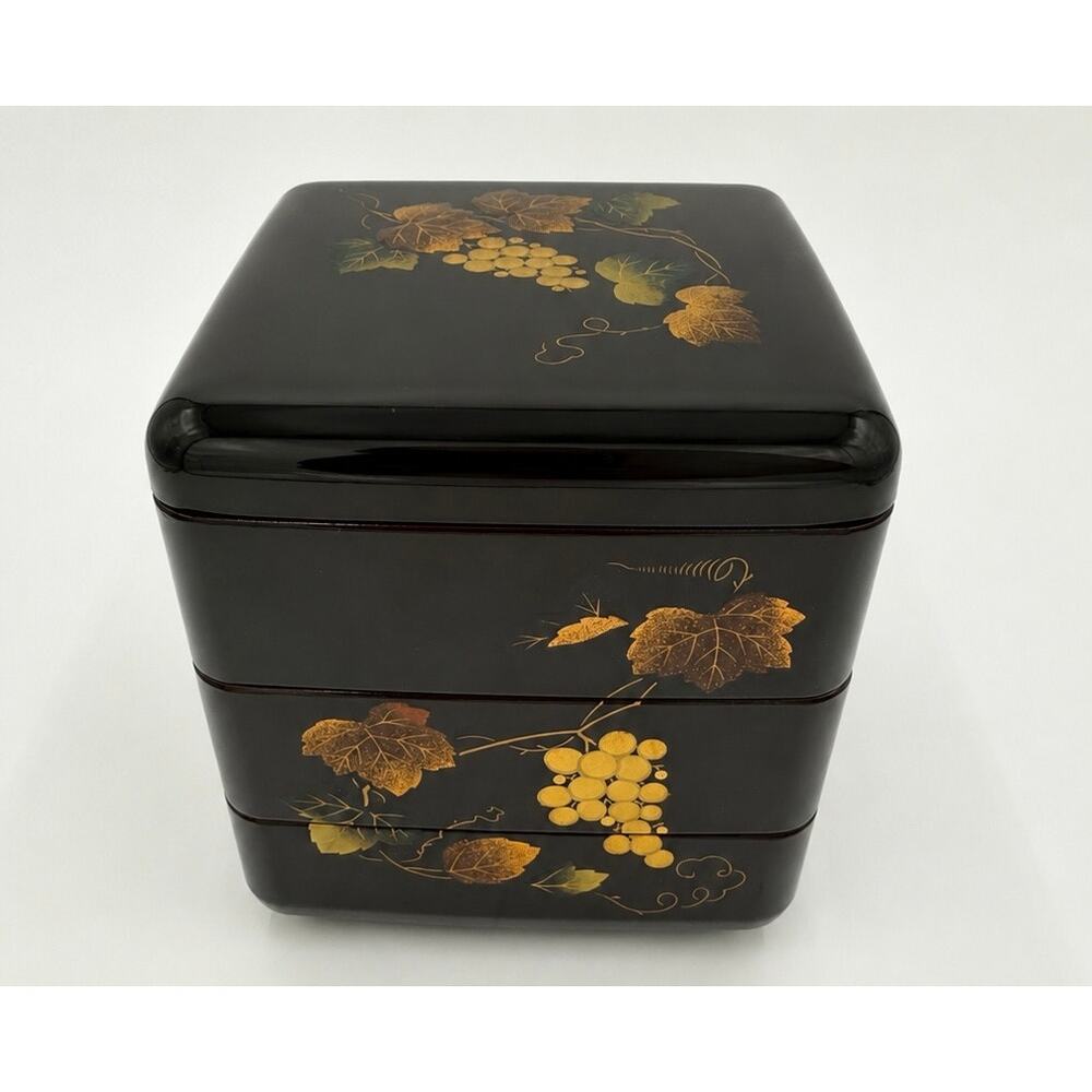 1980's Shippo Yaki Cloisonne Bento Box
